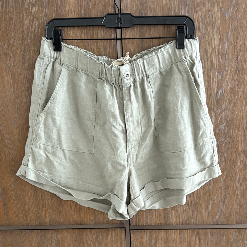 Blank NYC Women's Cargo Shorts - Light Green
